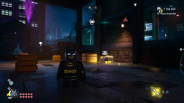 LEGO Batman: El Legado del Caballero Oscuro - Dónde encontrar y conseguir el depósito de WayneTech 04 en Newtown