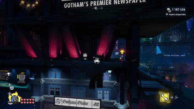 LEGO Batman: El Legado del Caballero Oscuro - Dónde encontrar el trofeo de la Batcueva Ojo 08 en Newtown