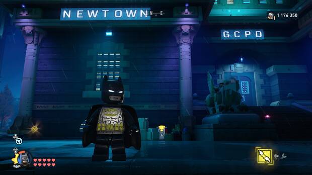 LEGO Batman: El Legado del Caballero Oscuro - D�nde encontrar el trofeo de la Batcueva Calendario 02 en Gotham Village - Robinson Park