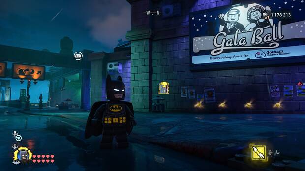 LEGO Batman: El Legado del Caballero Oscuro - D�nde encontrar el trofeo de la Batcueva Calendario 07 en Gotham Village - Robinson Park