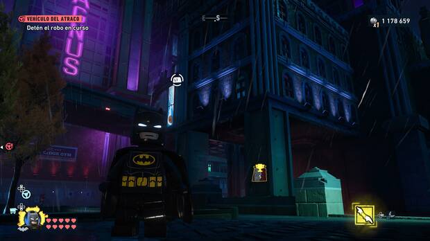 LEGO Batman: El Legado del Caballero Oscuro - D�nde encontrar el trofeo de la Batcueva Calendario 09 en Gotham Village - Robinson Park