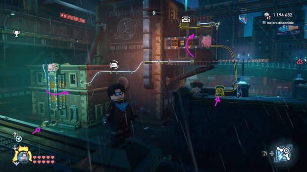LEGO Batman: El Legado del Caballero Oscuro - D�nde encontrar y conseguir el dep�sito de WayneTech 10 en East End - Milla de la diversi�n