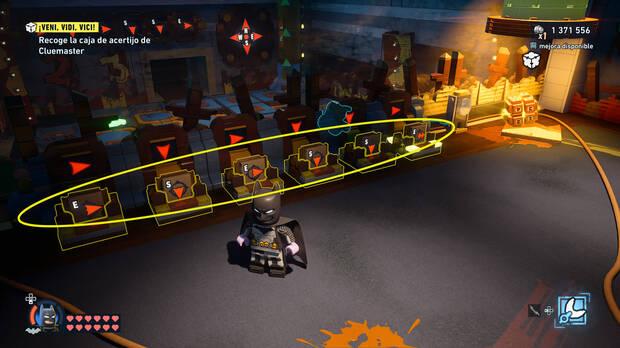 LEGO Batman: El Legado del Caballero Oscuro - C�mo resolver el puzle de la sala de acertijo 02 en Gotham Village - Robinson Park