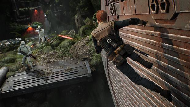 El 'parkour' y el plataformeo tambi�n funcionan muy bien, y le dan un toque de variedad entre combates que se agradece mucho.