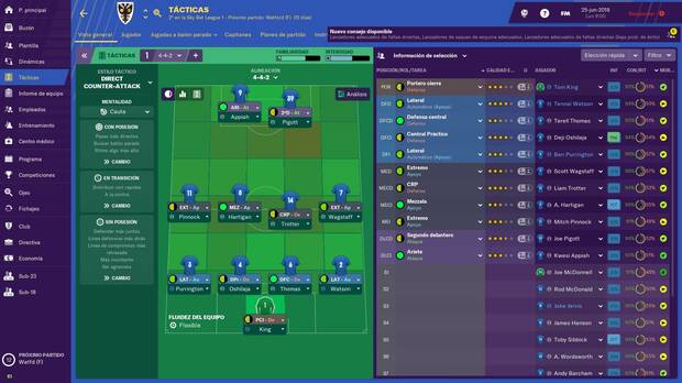 Las nuevas tácticas y entrenamientos, más profundos, nos ayudarán a definir sobre el terreno de juego nuestras ideas y jugadas.