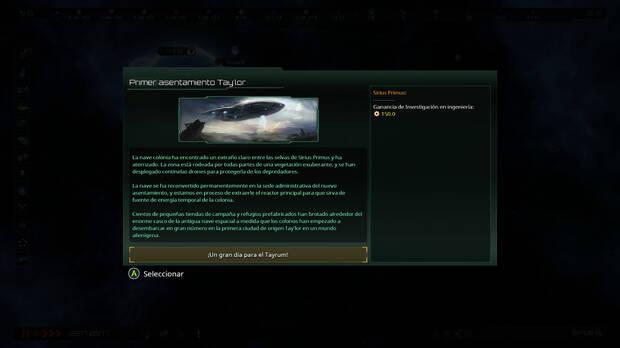 Cuando establezcamos nuestra primera colonia daremos un salto de gigante como imperio.