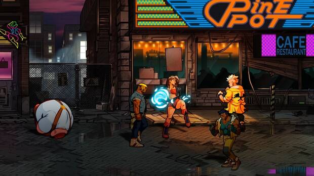 El juego es puro 'Streets of Rage'. Y de los buenos.