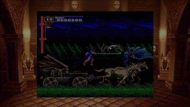 El inolvidable pr�logo de 'Rondo of Blood' batallando contra la Muerte sobre nuestra carroza.