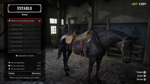 Podemos comprar todo tipo de complementos est�ticos y de rendimiento para el caballo.