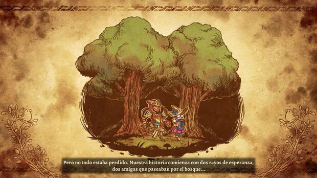 La aventura adquiere una naturaleza de relato de fábula desde su mismo inicio, siempre sin olvidar el humor.