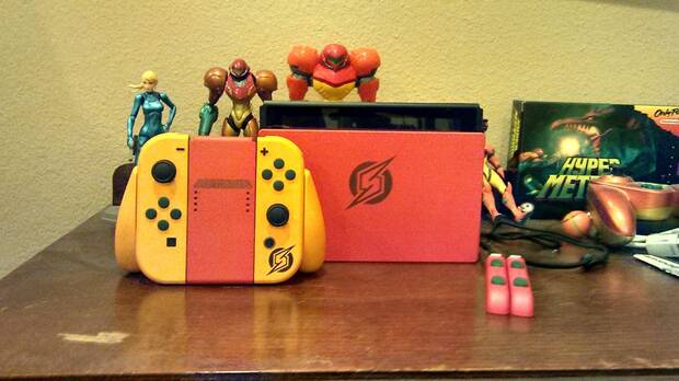 Diseñan una Nintendo Switch casera de Metroid Imagen 2