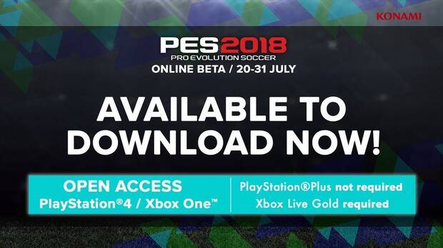 La beta de Pro Evolution Soccer 2018 ya se puede descargar Imagen 2