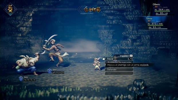 Octopath, Tressa, Capítulo 1, Jefe, Jefazo, Mikk y makk