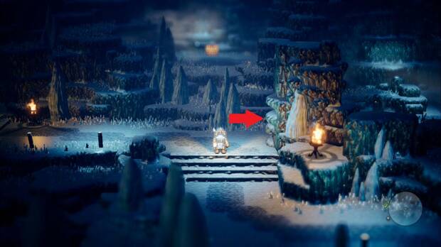 Octopath Traveler, Ophilia, Capítulo 1, Cueva del Origen