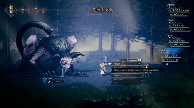 Octopath Traveler, Capítulo 1, H'aanit, Jefe, Ghisarma