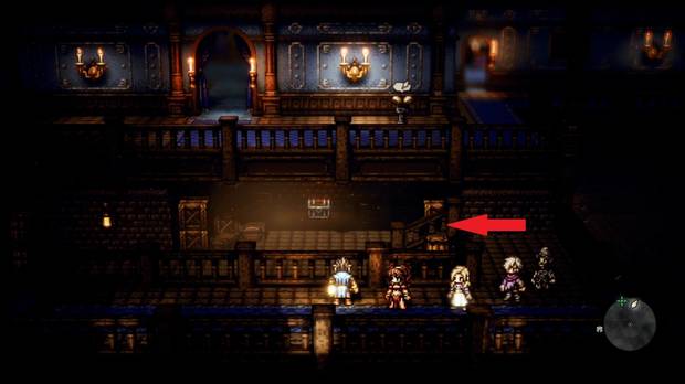 Octopath Traveler, Primrose, Capítulo 3, Mansión de obsidiana