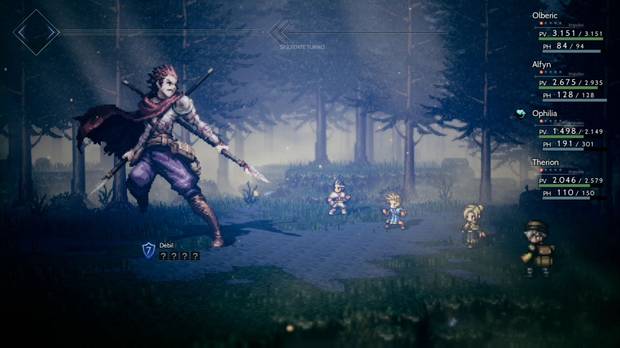 Octopath Traveler, Capítulo 3, Alfyn, Jefes, Miguel