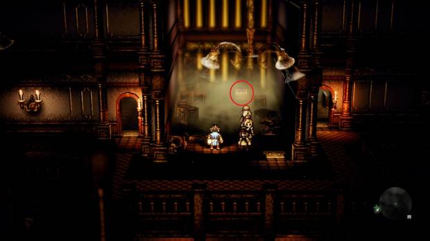 Octopath Traveler, Capítulo 2, Tressa, Casa de Omar