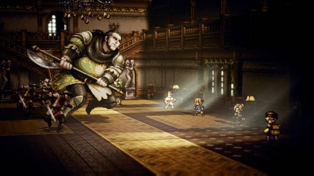 Octopath Traveler, Capítulo 2, Tressa, Jefes, Omar