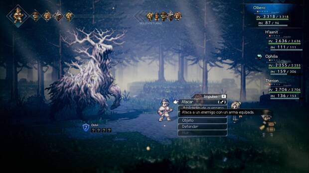 Octopath Traveler, Capítulo 2, H'aanit, Jefes, Señor del Bosque