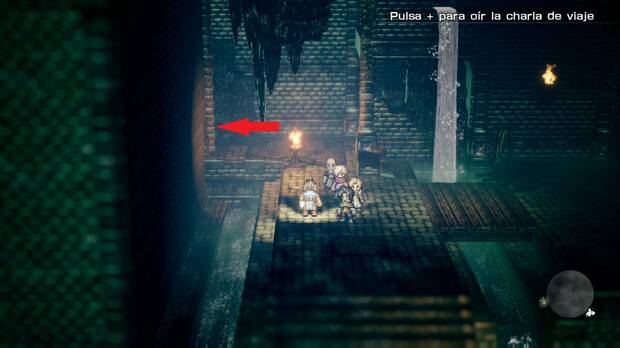Octopath Traveler, Capítulo 2, Cyrus, Las cloacas