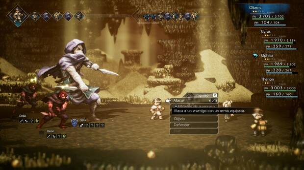 Octopath Traveler, Capítulo 3, Therion, Jefes, Gareth