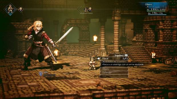 Octopath Traveler, Capítulo 3, Olberic, Jefe, Erhardt