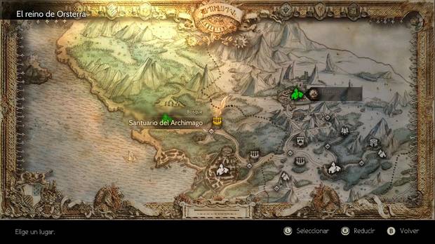 Octopath Traveler, Trabajos, Trabajos secundarios, Trabajos secretos, Santuario del Archimago
