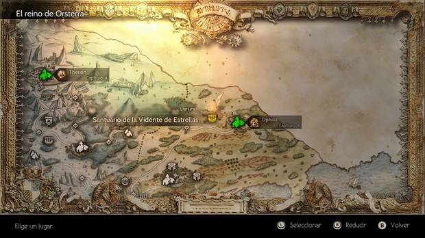 Octopath Traveler, Trabajos, Trabajos secretos, Santuario de la Vidente de Estrellas