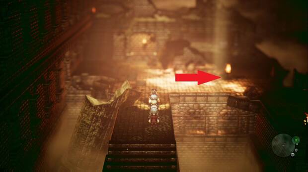 Octopath Traveler, Capítulo 4, H'aanit, Ruinas de Arenas Lúgubres