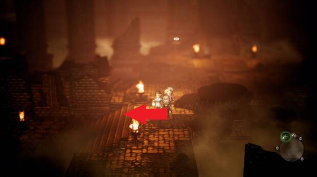 Octopath Traveler, Capítulo 4, H'aanit, Ruinas de Arenas Lúgubres