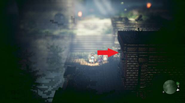 Octopath Traveler, Capítulo 4, Cyrus, Ruinas de Eld