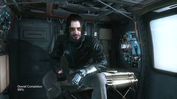 El personaje de Keanu Reeves en Cyberpunk 2077 se cuela en Metal Gear Solid 5 Imagen 4