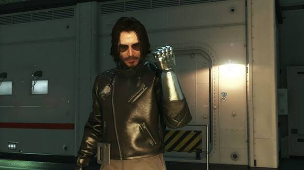 El personaje de Keanu Reeves en Cyberpunk 2077 se cuela en Metal Gear Solid 5 Imagen 3