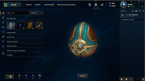huevos de minileyenda en TFT