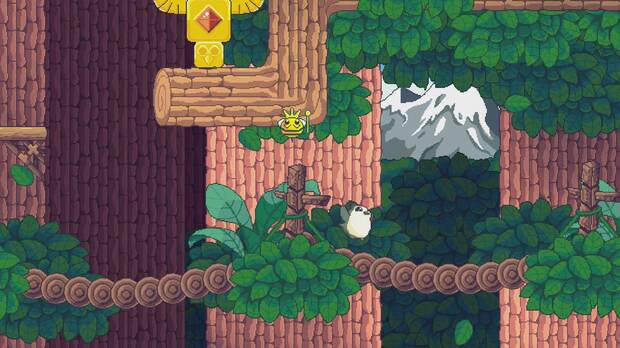 Es un juego de plataformas, pero también hay minijuegos y mecánicas de un juego de ritmo musical.