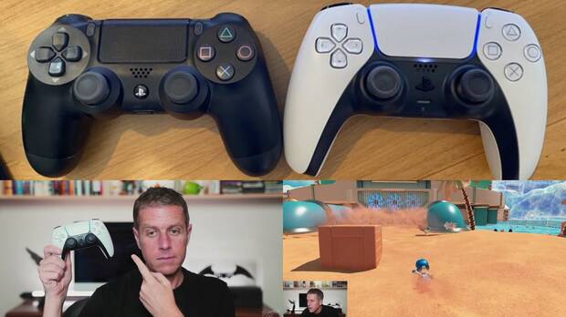 Geoff Keighley con el DualSense de PS5 en Summer Game Fest.