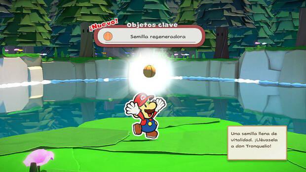 Bosque de los murmullos al 100% en Paper Mario: The Origami King 04