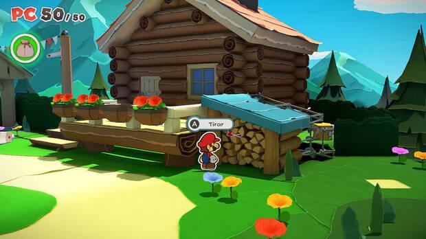 Bosque de los murmullos al 100% en Paper Mario: The Origami King 06