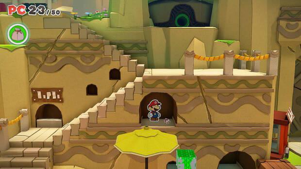 Camino de la primavera al 100% en Paper Mario: The Origami King 05
