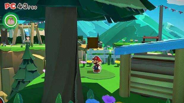 Todos los Bloque ? golpeados en Bosque de los murmullos de Paper Mario The Origami King - Bloque ? #07