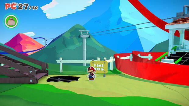 Monte Bellavista al 100% en Paper Mario: The Origami King 06
