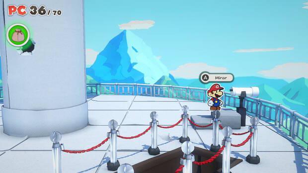 Torre Bellavista al 100% en Paper Mario: The Origami King - Coleccionables restantes