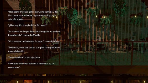 A veces interesantes, a veces aburridas, los relatos secundarios se presentan así, con un formato más estático que las escenas principales.