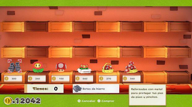 ¿En qué se gastan las monedas en Paper Mario: The Origami King?