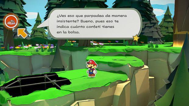 Paper Mario: The Origami King - Cómo aumentar el tamaño de la bolsa de confeti