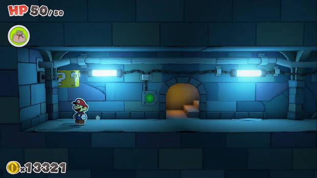 Todos los Bloque ? golpeados en Alcantarillado grafiteado de Paper Mario The Origami King - Bloque ? #01