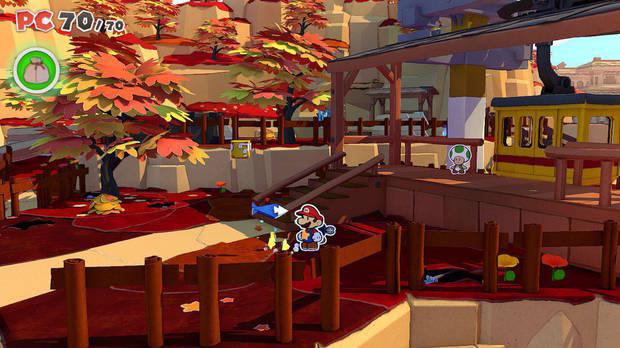 Monte del otoño al 100% en Paper Mario: The Origami King 01