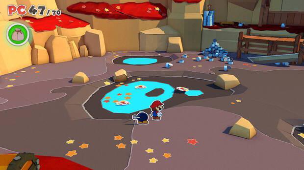 Monte del otoño al 100% en Paper Mario: The Origami King 02
