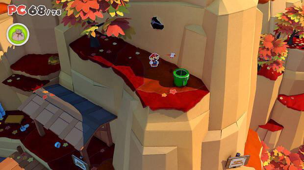 Monte del otoño al 100% en Paper Mario: The Origami King 05